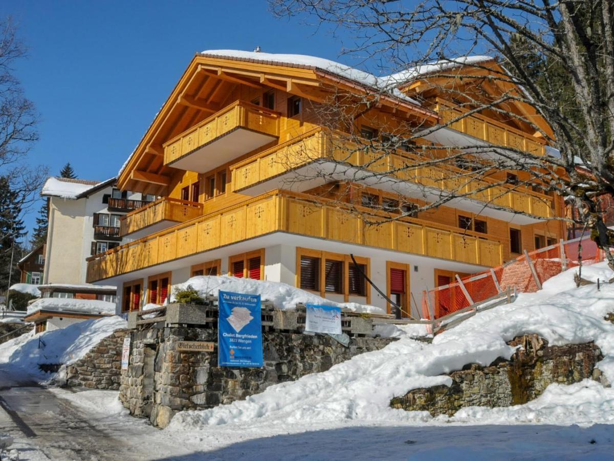 Apartment Bergfrieden Wengen Exterior foto