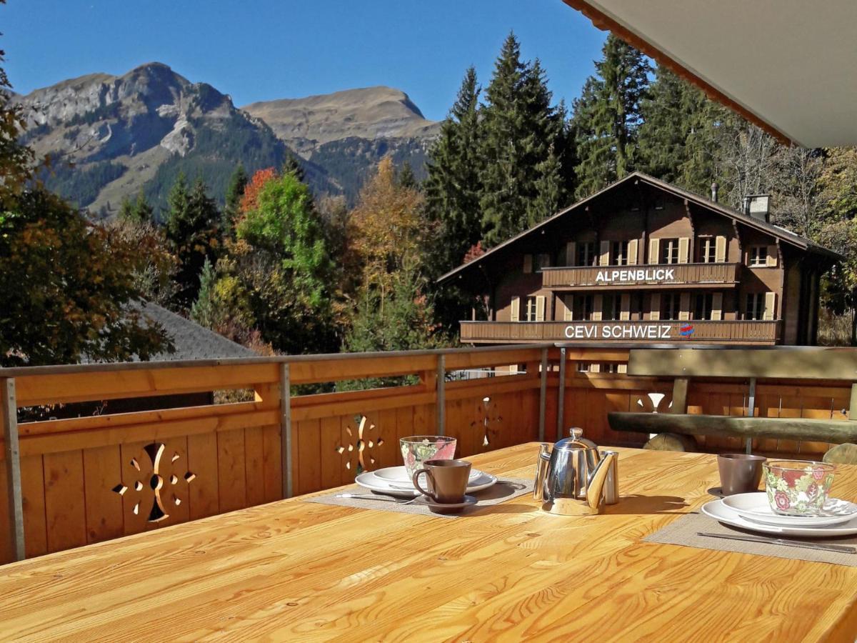 Apartment Bergfrieden Wengen Exterior foto