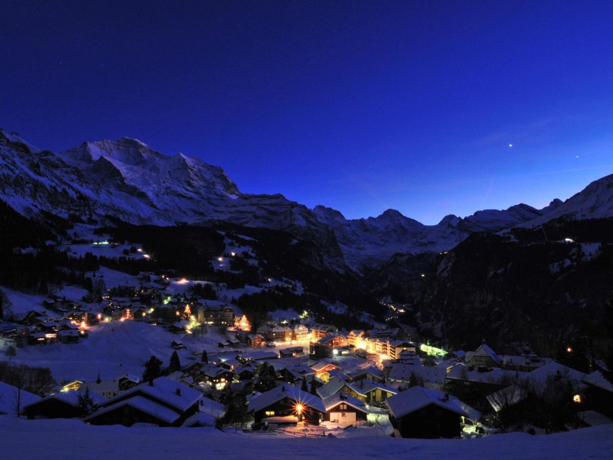 Apartment Bergfrieden Wengen Exterior foto