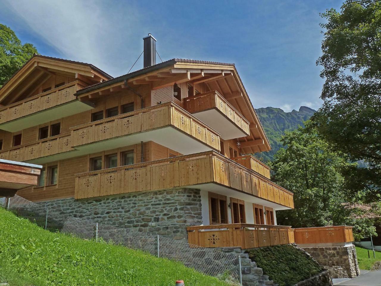 Apartment Bergfrieden Wengen Exterior foto